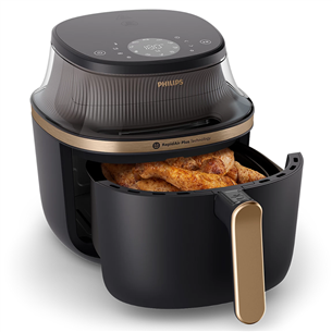 Philips 3000 Series, 6.2 L, 1700 W, black - Airfryer