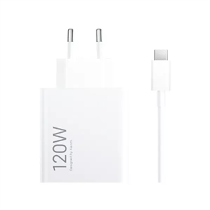 Įkroviklis Xiaomi HyperCharge Combo, USB-A, 120 W, baltas BHR9462EU