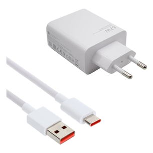 Xiaomi HyperCharge Combo, USB-A, 67 W, white - Charger