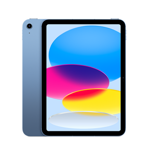 Planšetė Apple iPad 10.9" (2022), 256 GB, WiFi + LTE, blue MCMP4HC/A