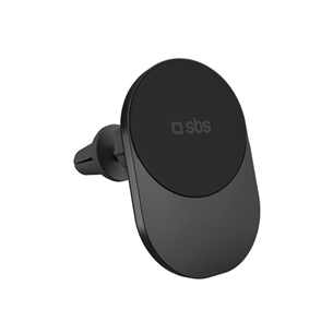 SBS iPhone Car Mount, MagSafe, черный - Автомобильный держатель для телефона TESUPPVENTWIRQI215W