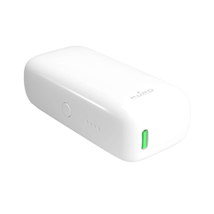 Išorinė baterija Puro Power Mini 5, 5000 mAh, balta PUFCBB50C1WHI