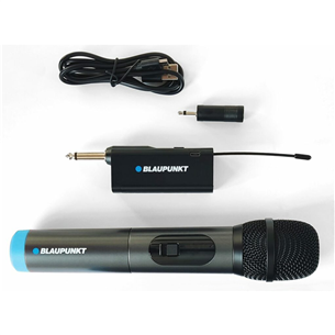 Belaidis mikrofonas su imtuvu Blaupunkt WM40U, juodas