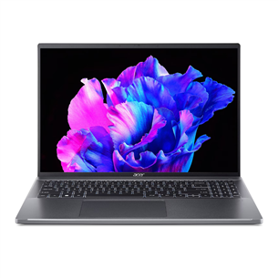 Nešiojamas kompiuteris Acer Swift Go 16 OLED, 16", 3,2K, OLED, 120 Hz, Ultra 5, 32 GB, 512 GB, JAV, pilkas NX.KWNEL.001