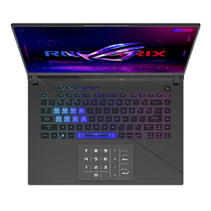 Asus ROG Strix G16, 16", 2,5K, 240 Гц, 16 ГБ, 1 ТБ, RTX 4060, ENG, серый - Ноутбук