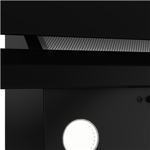 Beko, 400 m³/h, width 59.5 cm, black - Cooker hood