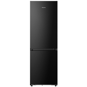 Hisense, NoFrost, 330 л, высота 186 см, черный - Холодильник RB5K330GSFC