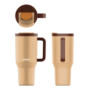 Kambukka Rio Tumbler, 950 ml, Almond Dream, brown - Thermo mug 11-08001