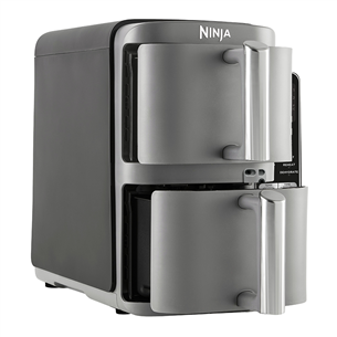 Karšto oro gruzdintuvė su termometru Ninja Double Stack XL 9.5L, 2470 W, pilka