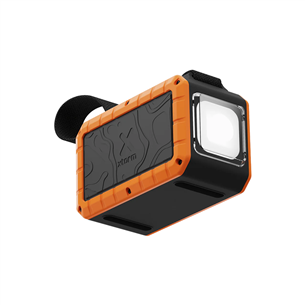 Išorinė baterija Xtorm XR204 Rugged Flashlight Powerbank, 40000 mAh, juoda / oranžinė