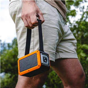 Išorinė baterija Xtorm XR204 Rugged Flashlight Powerbank, 40000 mAh, juoda / oranžinė