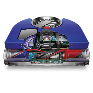 Dyson 360 Vis Nav, blue/nickel - Robot vacuum cleaner