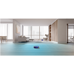 Dyson 360 Vis Nav, blue/nickel - Robot vacuum cleaner