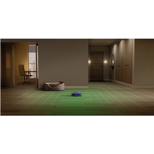 Dyson 360 Vis Nav, blue/nickel - Robot vacuum cleaner