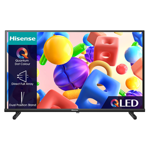 Hisense A5KQ, 32", Full HD, QLED, black - TV