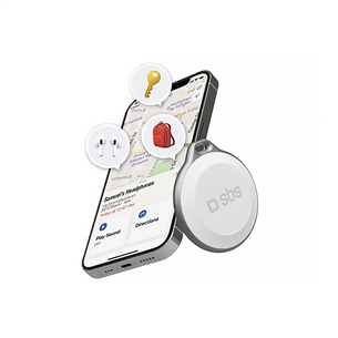 SBS Tracker, Apple Find My, IP65, white - Smart tracker