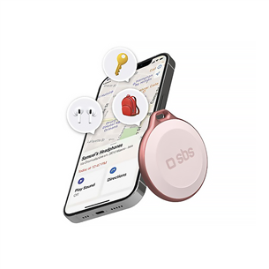 SBS Tracker, Apple Find My, IP65, pink - Smart tracker