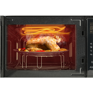 Hisense, 25 L, 850 W, black - Microwave oven