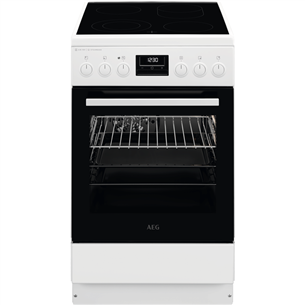 Viryklė AEG 6000 SteamBake, 58 L, balta CCB56491BW