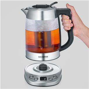 Severin, 1.7 L, 3000 W, clear/inox - Kettle