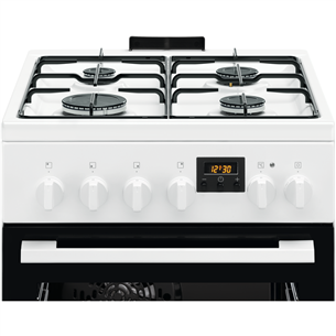 Electrolux 500 Series, 57 л, ширина 50 см, белый - Газовая плита с электрической духовкой