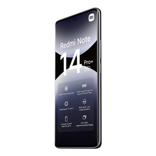 Xiaomi Redmi Note 14 Pro+ 5G, midnight black - Smartphone