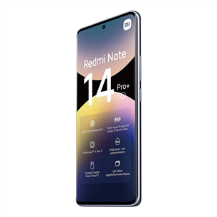 Išmanusis telefonas Xiaomi Redmi Note 14 Pro+ 5G, violetinis