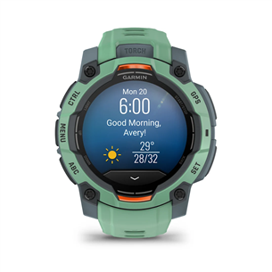 Išmanusis laikrodis Garmin Instinct 3 AMOLED, 45 mm, žalias 010-02936-01