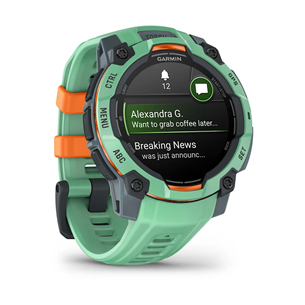 Garmin Instinct 3 AMOLED, 45 mm, green - Sports watch