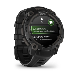 Sportinis laikrodis Garmin Instinct 3 AMOLED, 45 mm, juodas