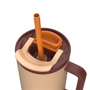 Kambukka Rio Tumbler, 950 ml, Almond Dream, brown - Thermo mug