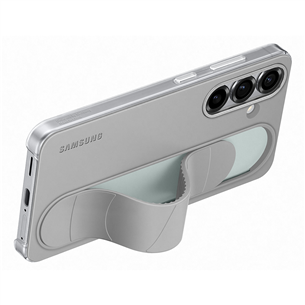 Samsung Standing Grip Case, Galaxy S25, серый - Чехол