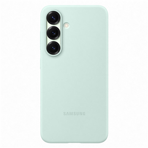 Samsung Silicone Case, Galaxy S25, светло-зеленый - Чехол