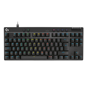 Klaviatūra Logitech Pro X TKL Rapid, SWE, juoda 920-013231