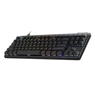 Klaviatūra Logitech Pro X TKL Rapid, SWE, juoda