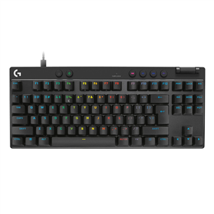 Klaviatūra Logitech Pro X TKL Rapid, US, juoda 920-013233