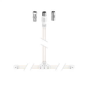 Antena Hama DAB+ / FM Dipole Antenna, balta 00205283