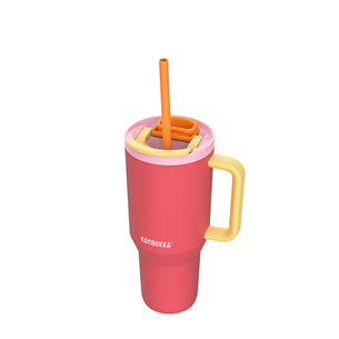 Kambukka Rio Tumbler, 950 ml, Pink Papaya, red/yellow - Thermo mug