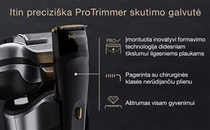 Skustimosi mašinėlė Braun Series 9 Pro, juoda