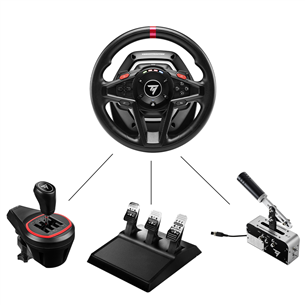 Thrustmaster T-128, PC, PS4, PS5, черный - Руль