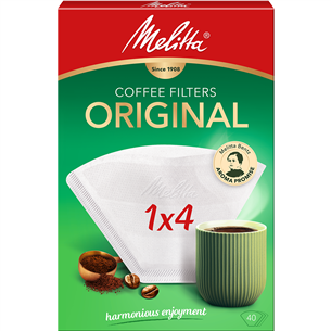 Melitta 1x4, 40 pcs - Coffee filters 0.1000.02