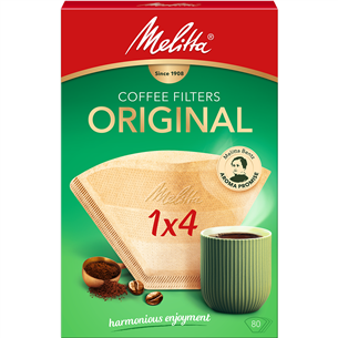 Melitta 1x4, 80 pcs - Coffee filters 0.1097.61