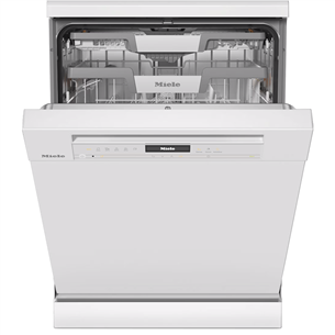 Miele AutoDos, 14 place settings, width 60 cm, white - Free standing dishwasher G7600SCBRWS