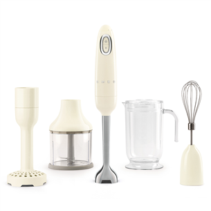 Smeg, 50's style, 700 W, beige - Hand Blender HBF03CREU