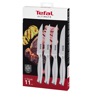 Peilių rinkinys kepsniams Tefal Ultimate, 11 cm, 4 vnt., nerūdijantis plienas K1700879