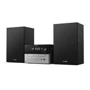 Muzikinis centras Philips TAM3205, 2.0, juodas/sidabrinis