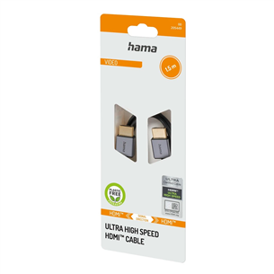 Hama HDMI Cable, 2.1, 8K, 1,5 m, black - Cable