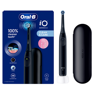 Braun Oral-B iO2, travel case, black - Electric toothbrush IO2NIGHTBLACKT