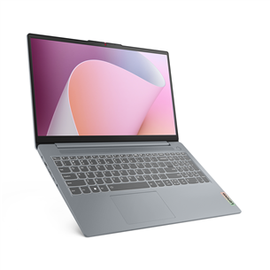 Lenovo IdeaPad Slim 3 15ABR8, 15,6'', TN, Ryzen 5, 16 ГБ, 512 ГБ, серый - Ноутбук 82XM00RLLT