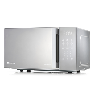 Mikrobangų krosnelė Hisense, 20 L, 700 W, sidabro spalvos